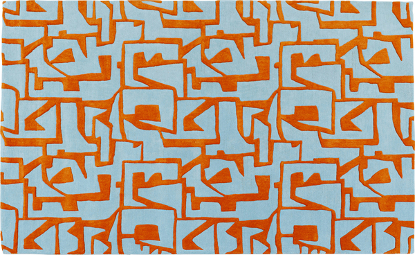 Teppich blau - 200 x 300 cm - KARE Labirinto
