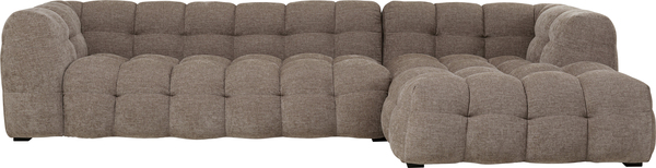 Ecksofa braun - 320 cm - KARE Salamanca Hellbraun Rechts