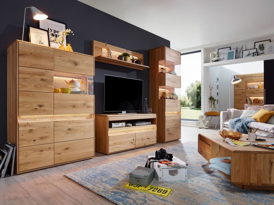 TV-Element Emma Wildeiche geölt 123 x 64 cm