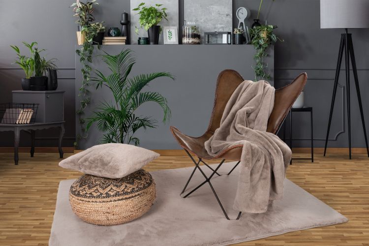 Lalee Kuscheldecke Heaven taupe 150 x 200 cm