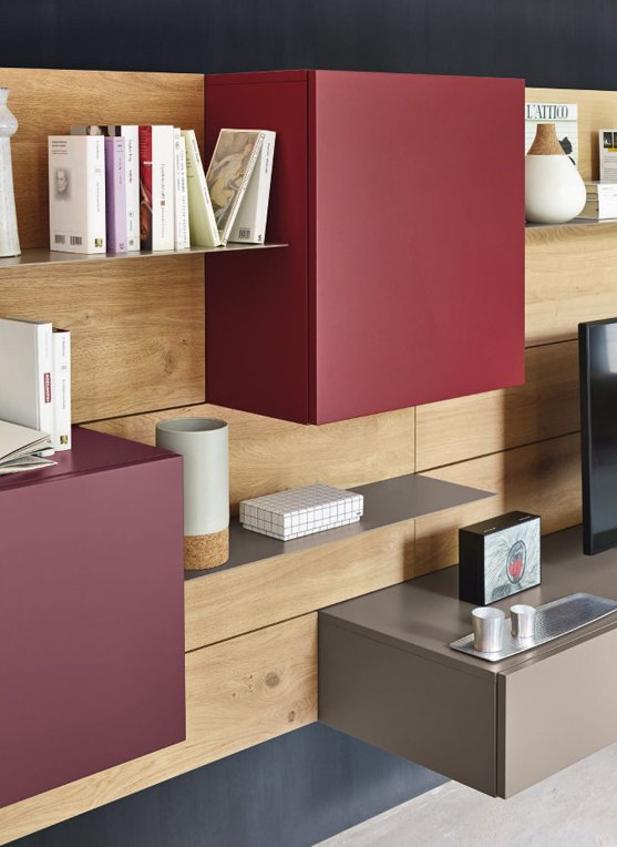 San Giacomo Wohnwand L5C37 Lampo