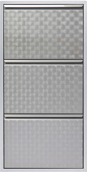 Schuhkipper silber - KARE Caruso 3-er silber/geflext