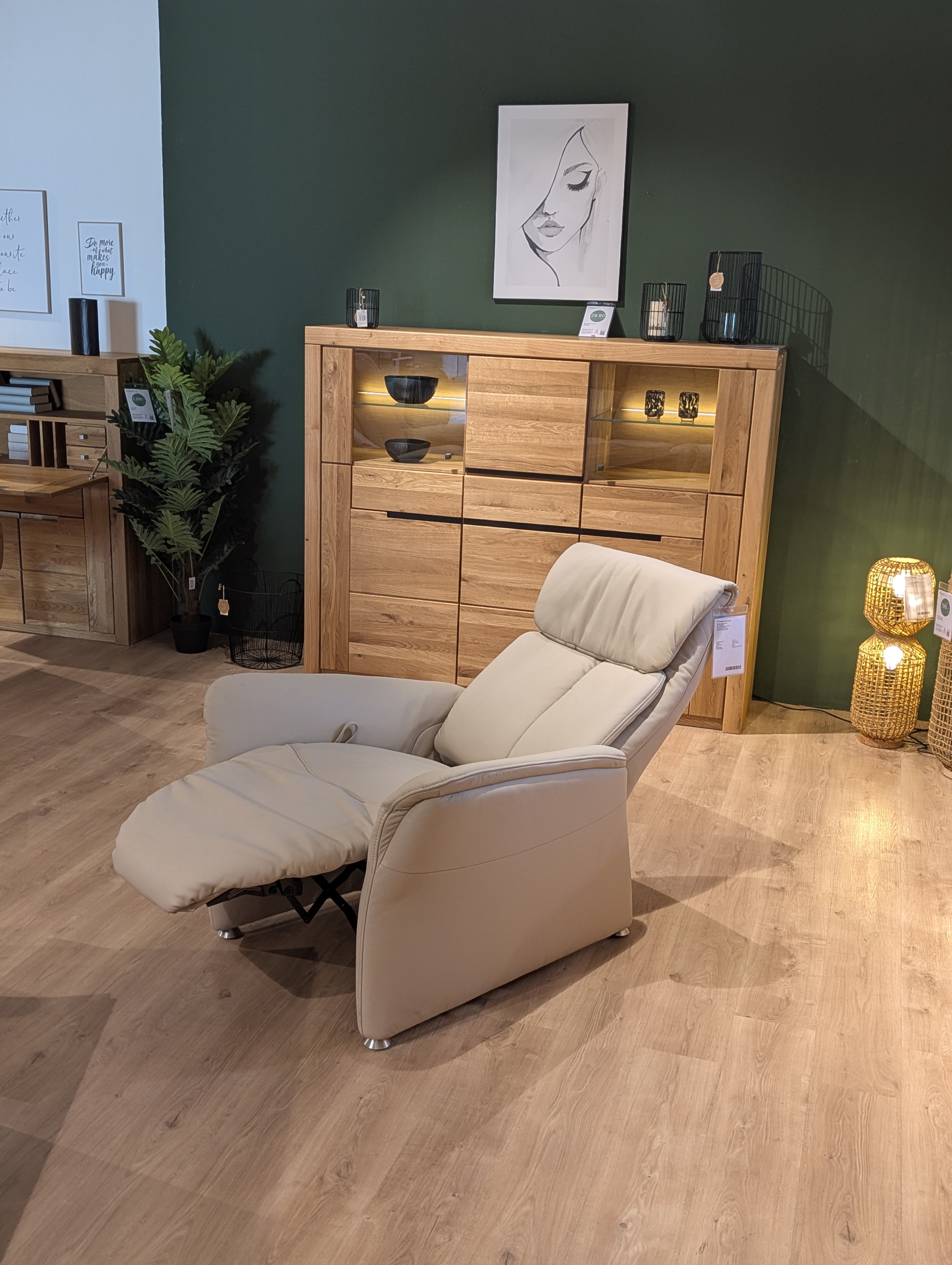 Himolla Sessel CANSAS 1 - manuelle Cumuly-Funktion