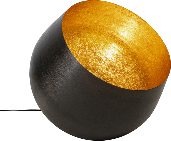 Bodenleuchte gold - Ø 50 cm - KARE Apollon Smooth Schwarz