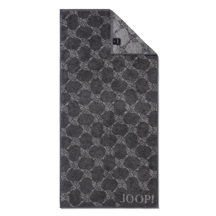  Joop J! Classic Handtuch anthrazit - Größe 50 × 100 cm – klassische Handtuchgröße für Bad und Gäste