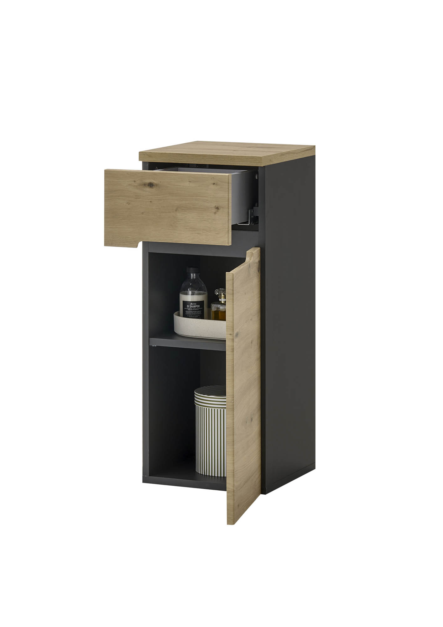 Kommode ROM - Artisan Eiche & Grau