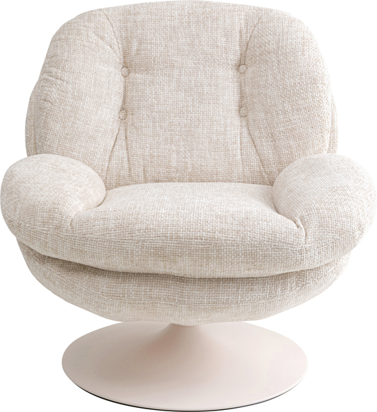 Drehsessel beige - KARE Cosy Beige