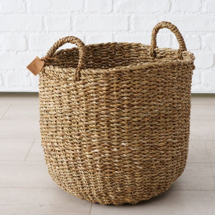Korb hoch Seegras - Rund 37 cm