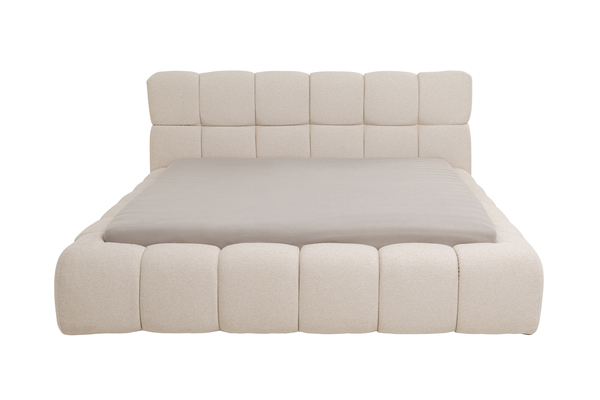 Bett beige - 180 x 200 cm - KARE Salamanca Ecru