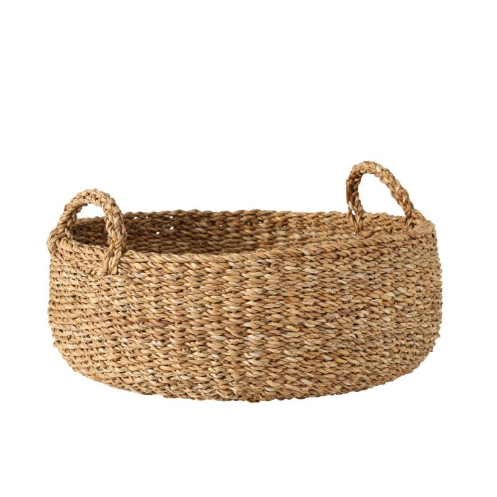 Boltze Korb flach Sophy Seegras natur Ø 55 cm