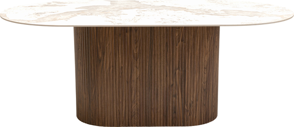 Tisch beige - 200 x 100 cm - KARE Ruben