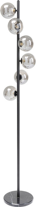 KARE Stehleuchte Schwarz / Klar - Scala Balls schwarz