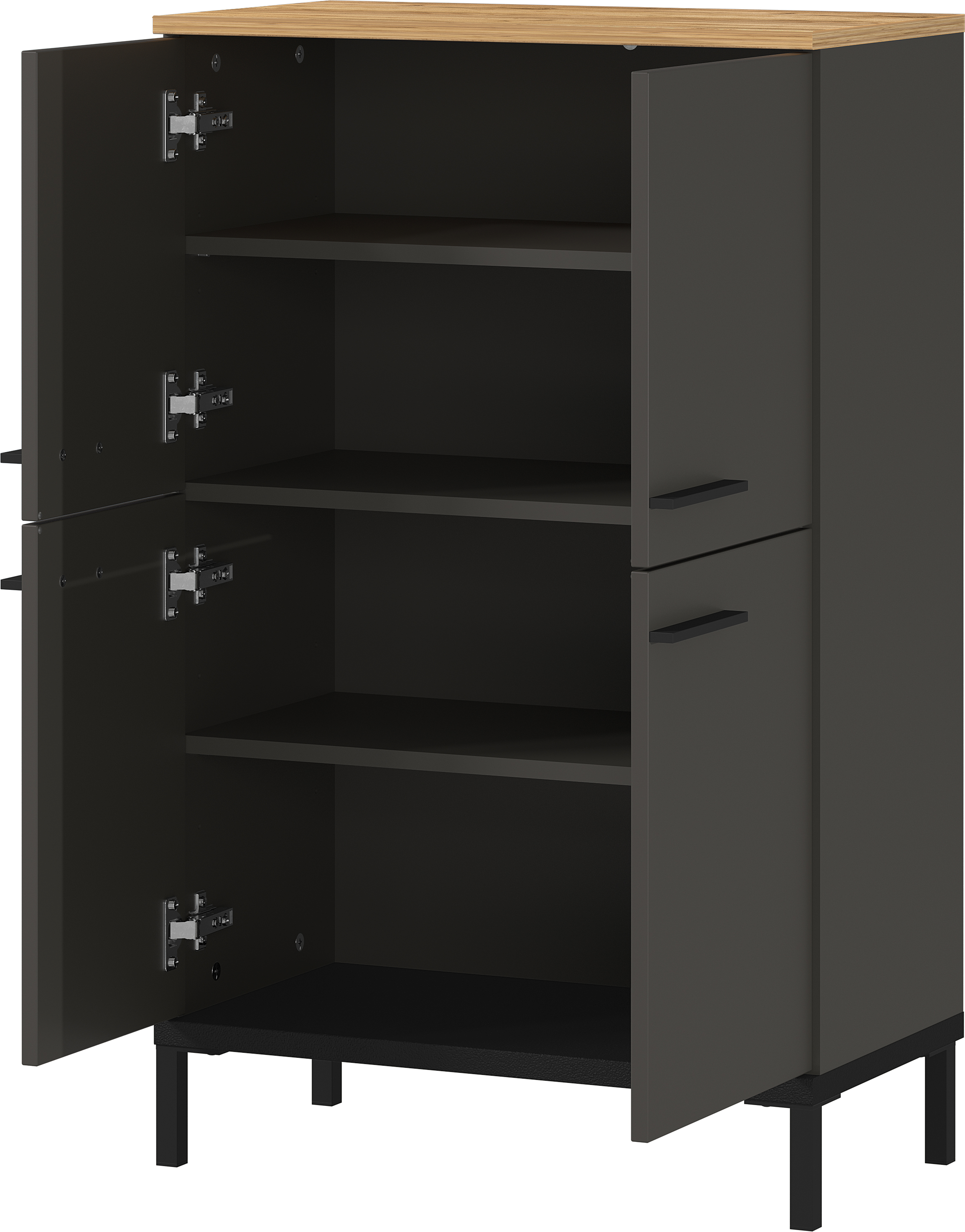 Kommode BARCELONA mit 4 Türen B/H/T ca. 60 x 97 x 34 cm