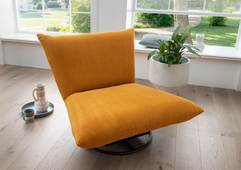 Benformato Sessel Cremona Stoff gelb