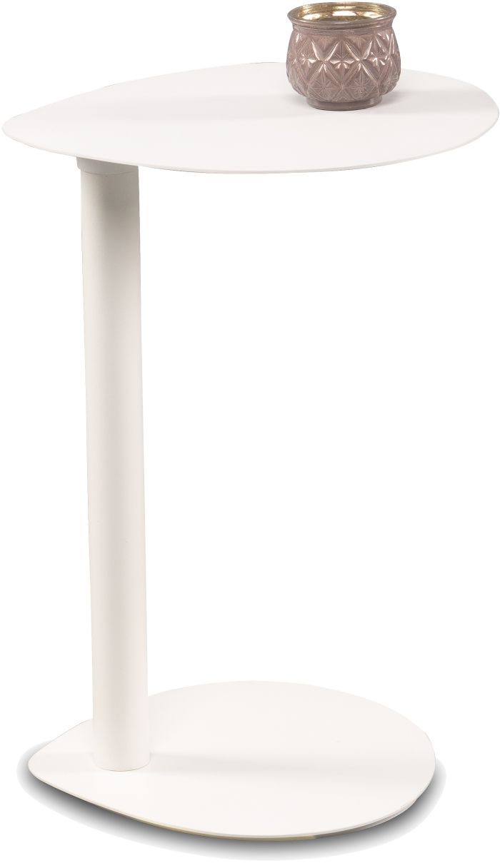 M2 Beistelltisch Fly weiß matt