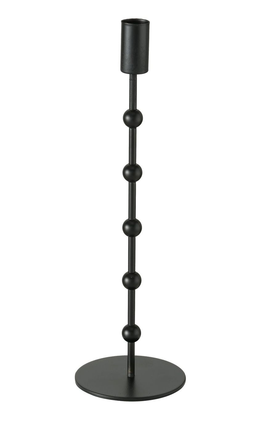 Boltze Kerzenleuchter Kimberly schwarz H 20 cm