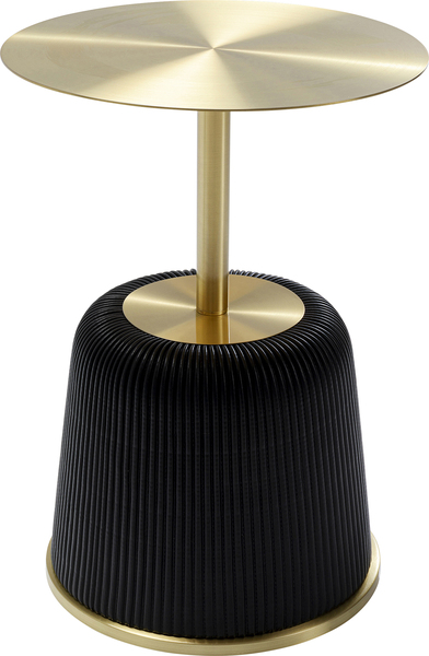 Beistelltisch gold - Ø40 cm - KARE Endless Vegas Schwarz