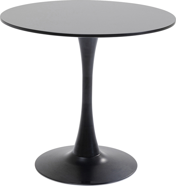 Tisch schwarz - Ø80 cm - KARE Schickeria Schwarz