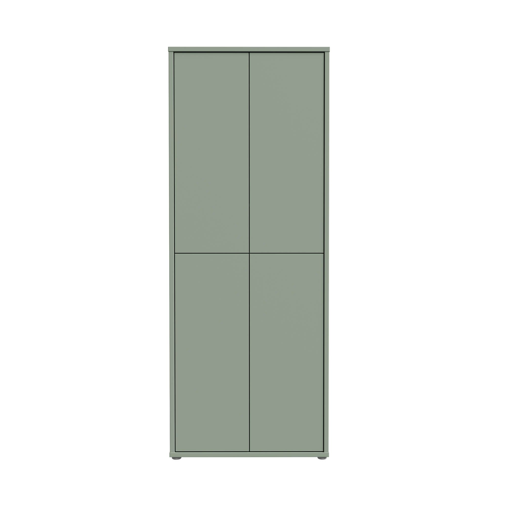 Forte Schuhschrank Alanna salbei 74 x 192 cm
