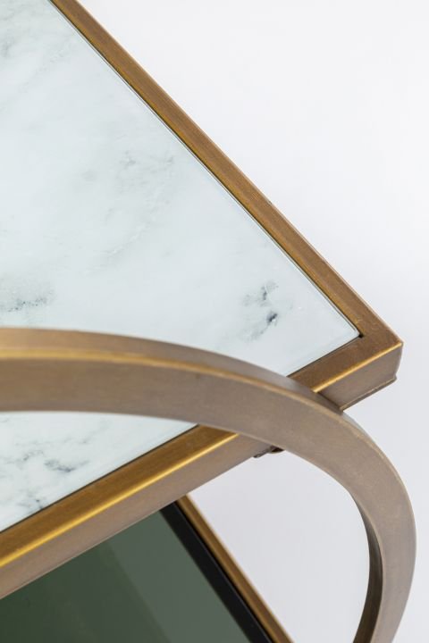 Servierwagen braun - KARE Loft Brass