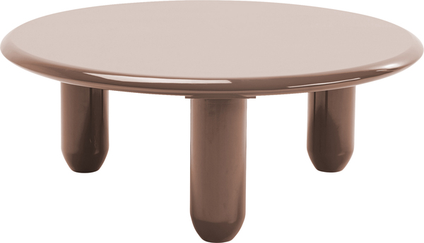 Couchtisch rot - Ø90 cm - KARE Eliano Rot