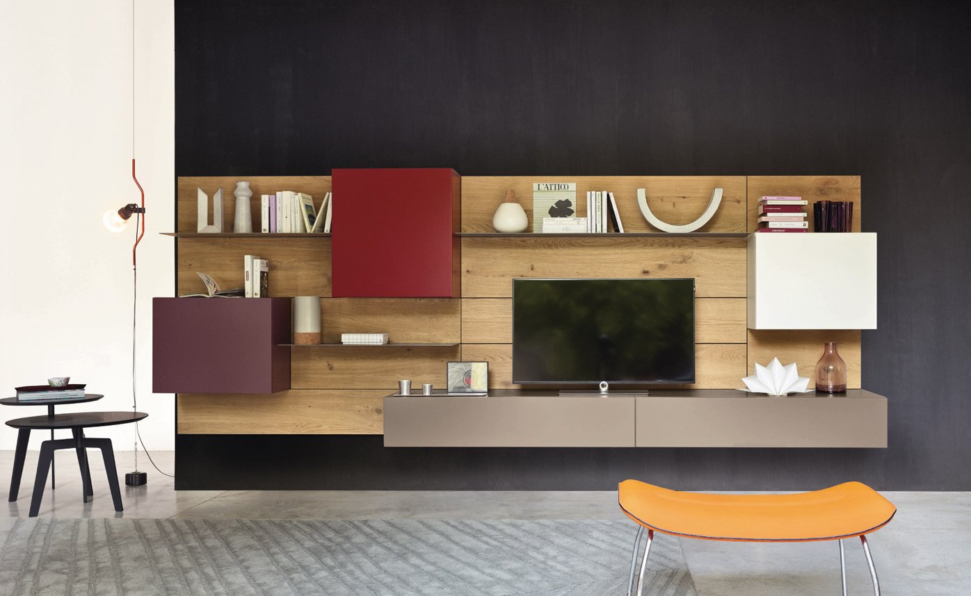 San Giacomo Wohnwand L5C37 Lampo