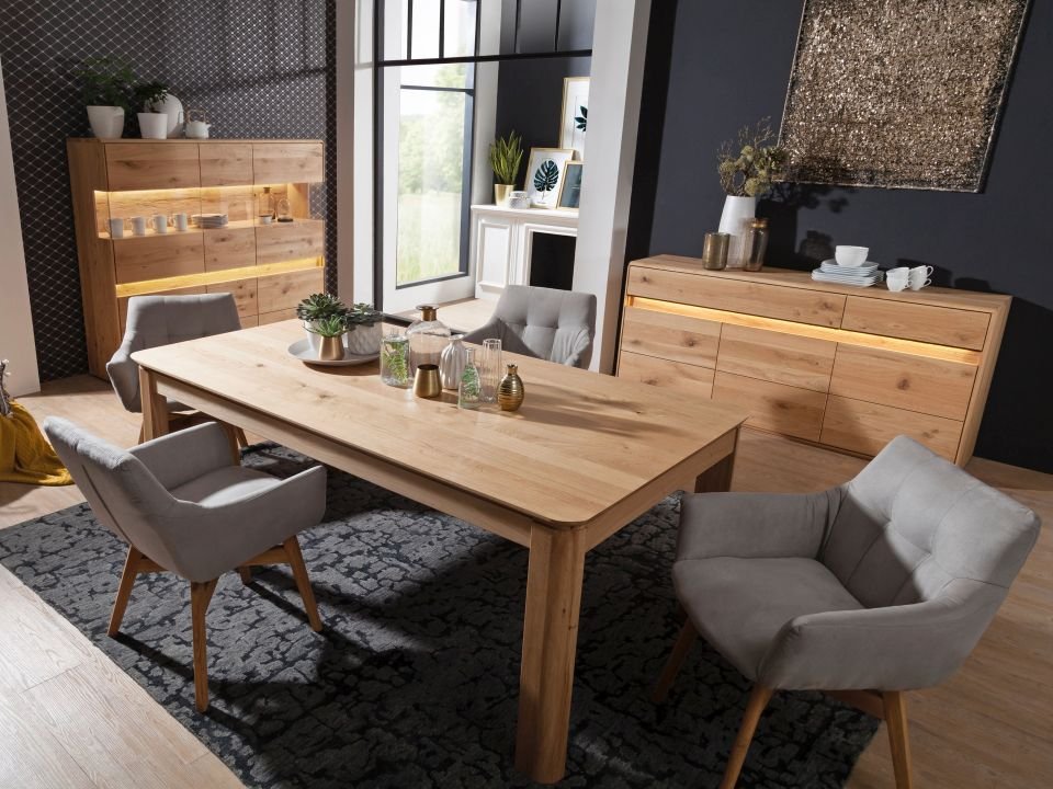 G+K Sideboard I Emma WZ-0303 Wildeiche geölt 183 x 87 cm