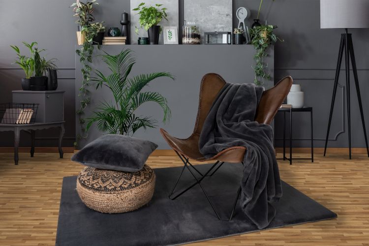 Lalee Kuscheldecke Heaven graphite 150 x 200 cm