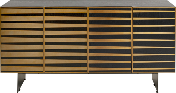 Sideboard schwarz - KARE Lago 160x83cm