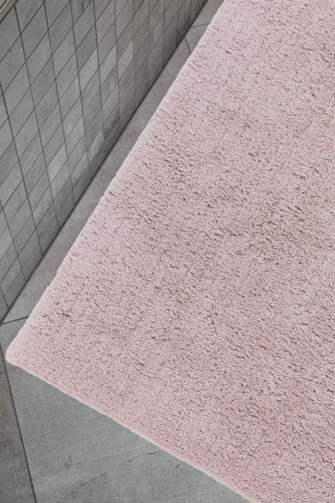Schöner Wohnen Kollektion Badteppich Uni Rose , 67 x 110 cm, 1940070190015/18869