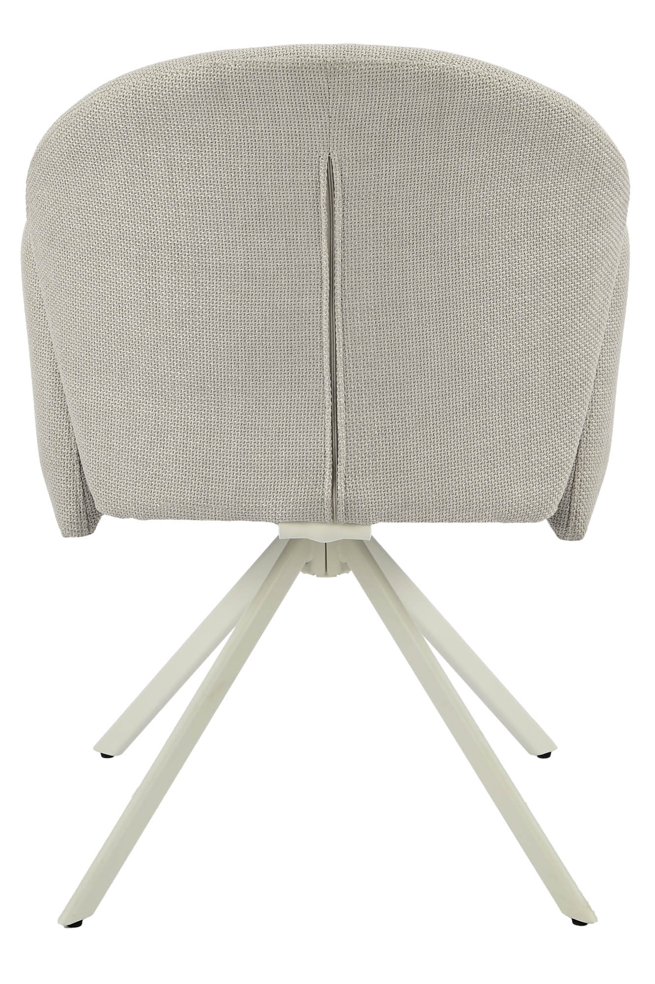 Armlehnstuhl beige -  360° drehbar - mit Komfortrücken Swing Back -  Hedda