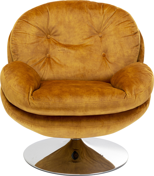 Drehsessel gelb - KARE Cosy Amber
