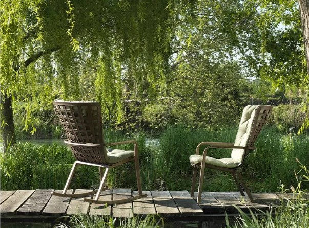 Nardi Armlehnsessel Folio tortora beige 72x113 cm