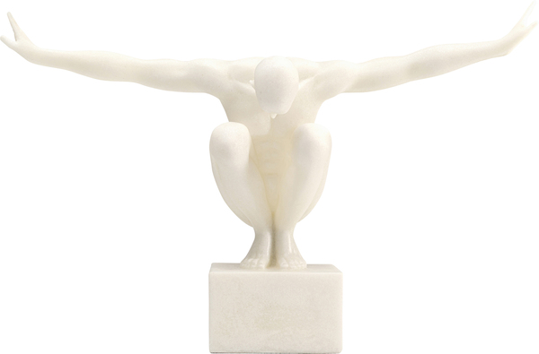 Deko Figur weiß - 50 cm - KARE Athlet Weiß