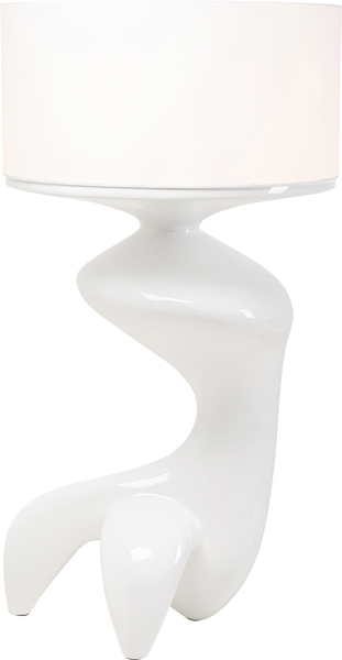 Stehleuchte weiß - 157 cm - KARE Flow Figure Weiß