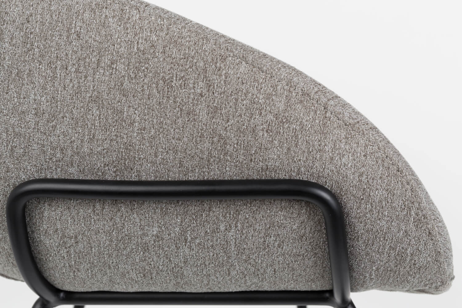 Zuiver Thekenhocker Feston Stoff grau