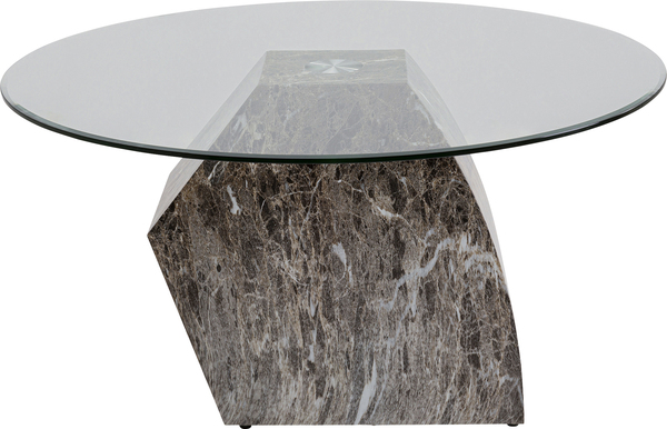 Couchtisch grau - Ø90 cm - KARE Rocky