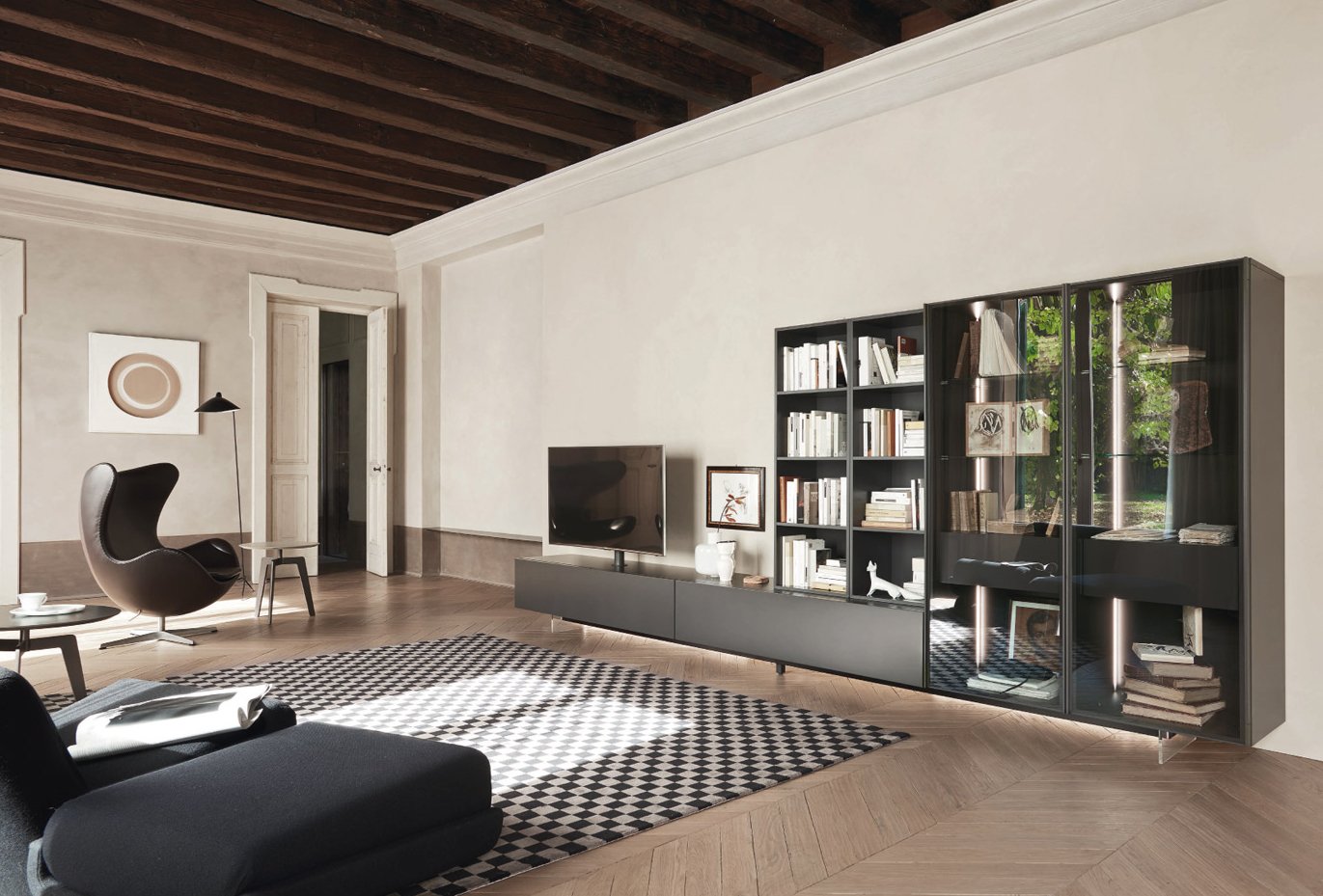 San Giacomo Wohnwand L5C43 Lampo