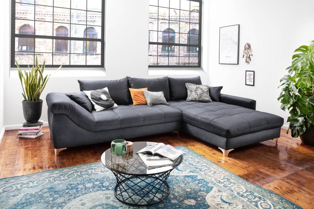 M2 Couchtisch Noa Schwarz Ø 80 cm