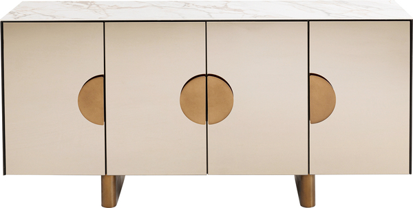 Sideboard beige - 160 x 80 cm - KARE Lunar