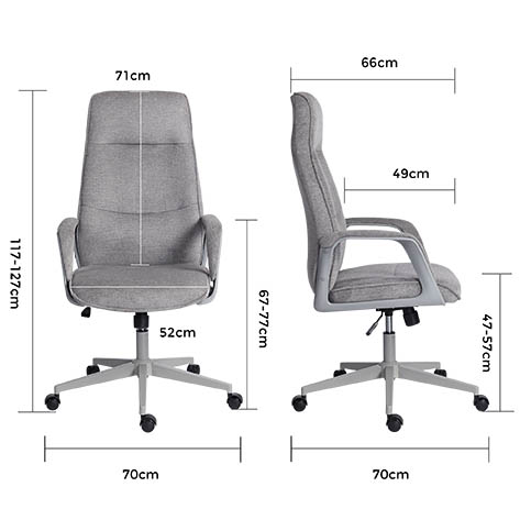 Chefsessel grau - Duo Collection Mikkel