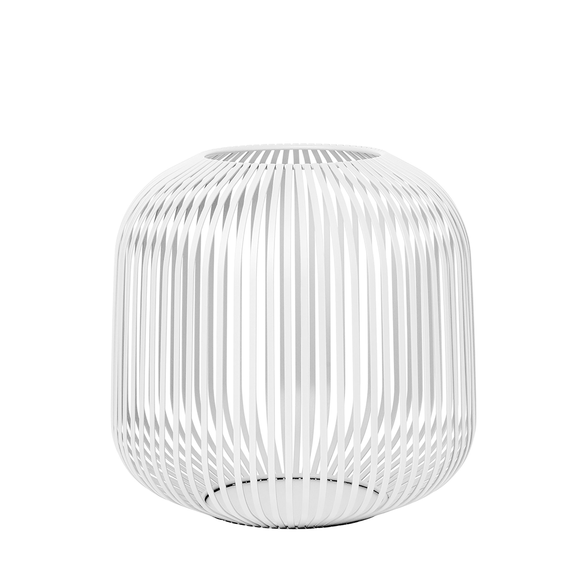 Laterne M Weiß - Ø27,5cm. Höhe: ca. 27cm - Blomus Lito