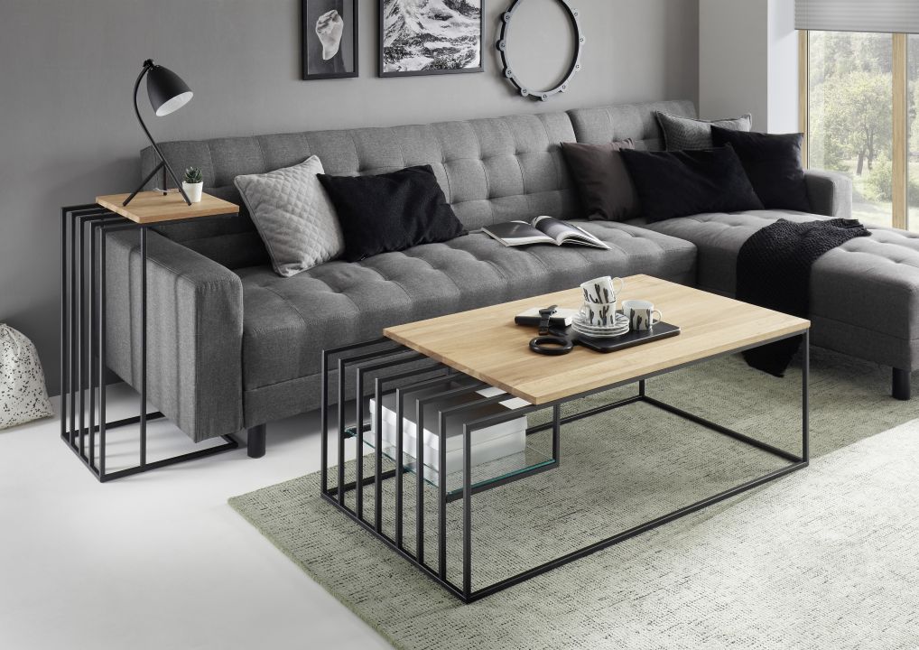 MCA furniture Couchtisch Juba Eiche geölt 120 x 60 cm