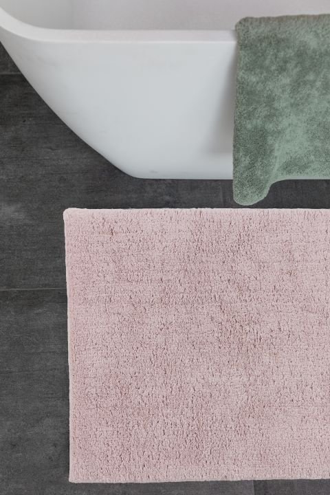 Schöner Wohnen Kollektion Badteppich Uni Rose , 67 x 110 cm, 1940070190015/18869