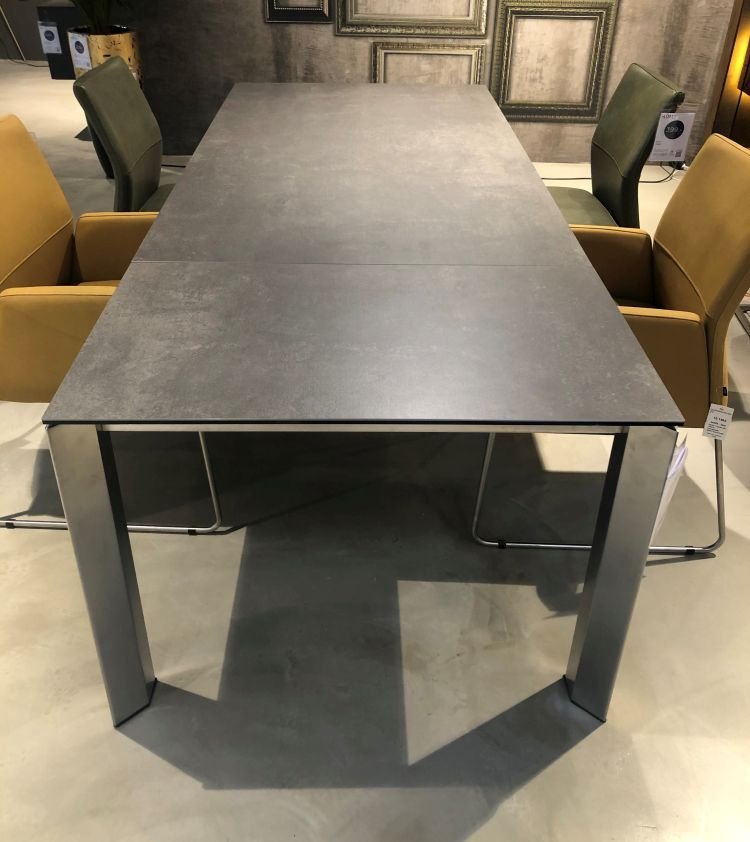 Calligaris Tisch Gate Keramik Bleigrau 180 x 75 cm