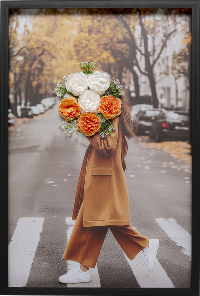 Leinwandbild mehrfarbig - 64 x 94 cm - KARE Bouquet Spring