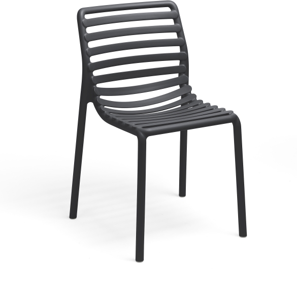 Nardi Stuhl DOGA BISTROT antracite - anthrazit - Recyclebarer Kunststoff. - stapelbar