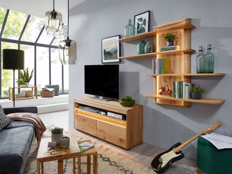 TV-Element Emma Wildeiche geölt 123 x 64 cm