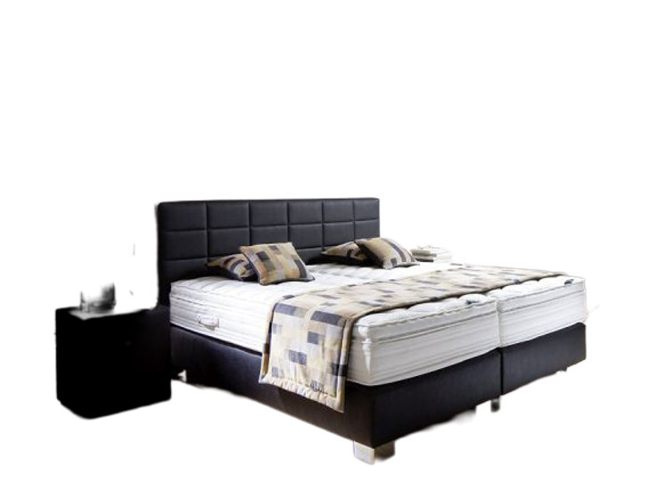 f.a.n Frankenstolz Boxspringbett Silver Express anthrazit 180 x 200 cm