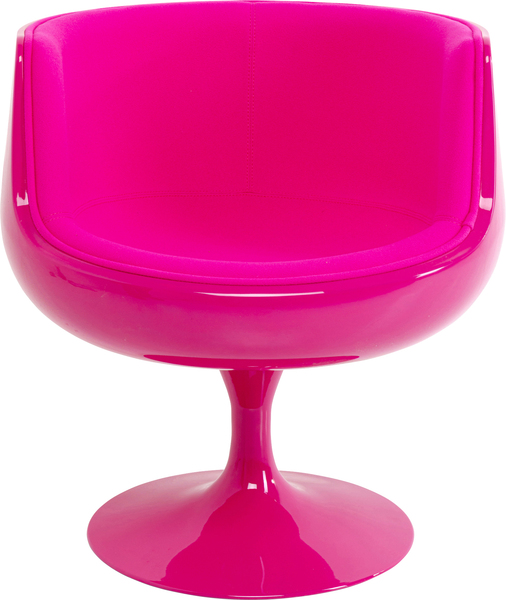 Drehstuhl pink - KARE Club Pink